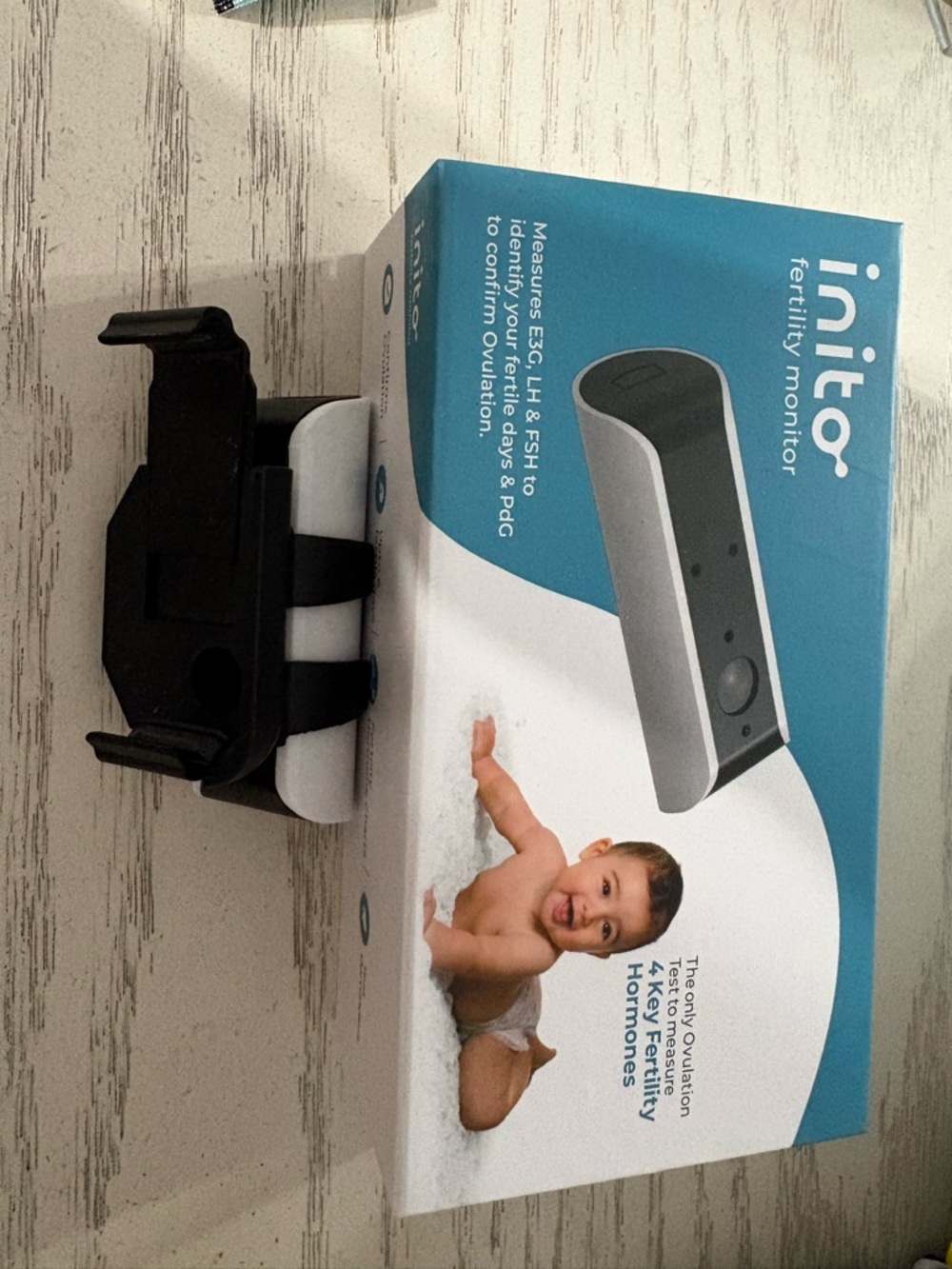 Inito Fertility Monitor - with iPhone 11 clip